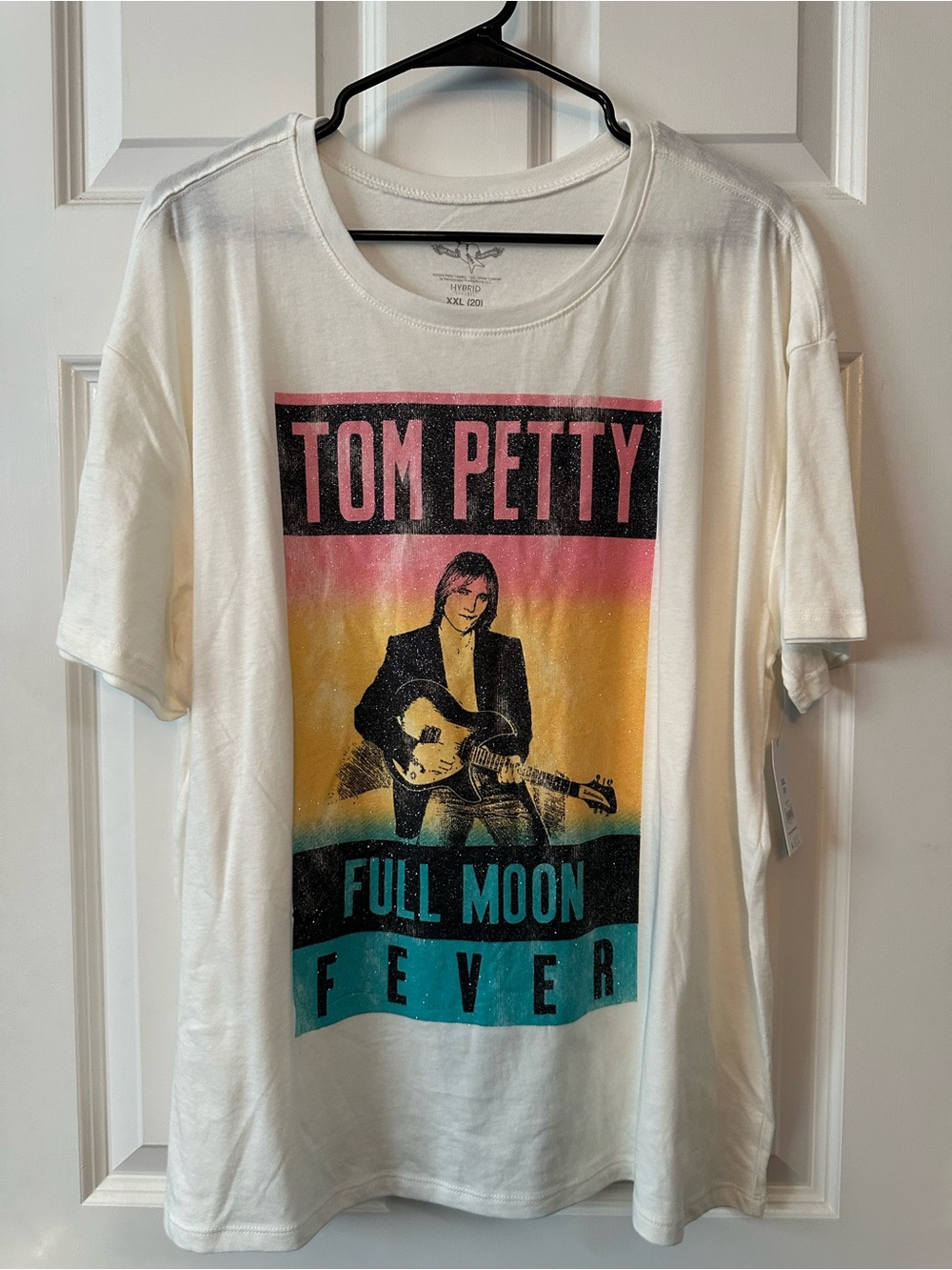 NWTS Tom Petty Full Moon Fever Graphic Tee -  Pink, Yellow, Teal Sz XXL 20